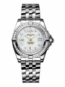 Breitling Galactic 32 Stainless Steel / Diamond / Pearl Diamond / Bracelet A71356LA.A708.367A