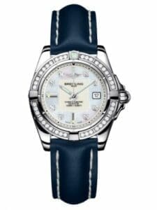 Breitling Galactic 32 Stainless Steel / Diamond / Pearl Diamond / Calf A71356LA.A708.116X