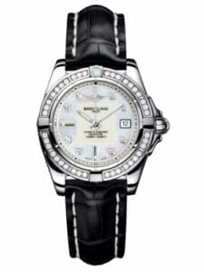 Breitling Galactic 32 Stainless Steel / Diamond / Pearl Diamond / Croco A71356LA.A708.777P
