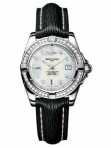 Breitling Galactic 32 Stainless Steel / Diamond / Pearl Diamond / Sahara A71356LA.A708.208X