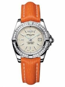 Breitling Galactic 32 Stainless Steel / Diamond / Sierra Silver / Sahara A71356LA.G702.212X
