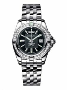 Breitling Galactic 32 Stainless Steel / Diamond / Trophy Black / Bracelet A71356LA.BA10.367A