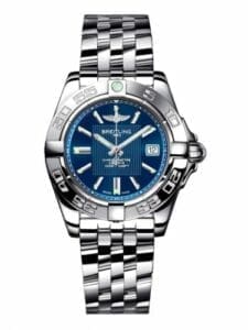 Breitling Galactic 32 Stainless Steel / Metallica Blue / Bracelet A71356L2.C811.367A