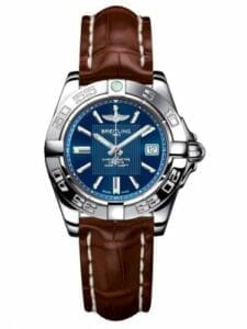 Breitling Galactic 32 Stainless Steel / Metallica Blue / Croco A71356L2.C811.778P