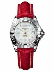 Breitling Galactic 32 Stainless Steel / Pearl Diamond / Sahara A71356L2.A708.209X