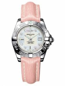 Breitling Galactic 32 Stainless Steel / Pearl Diamond / Sahara A71356L2.A708.238X