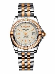 Breitling Galactic 32 Stainless Steel / Rose Gold / Diamond / Sierra Silver / Bracelet C71356LA.G704.367C