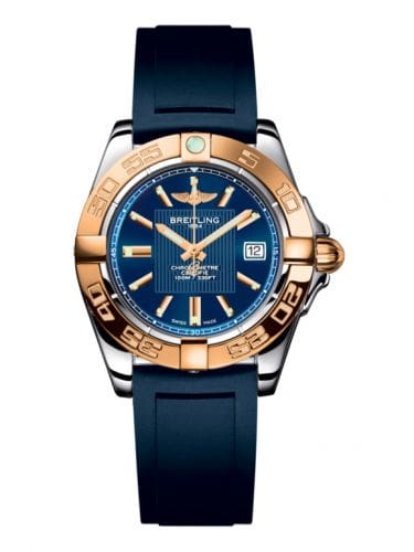 Breitling Galactic 32 Stainless Steel / Rose Gold / Metallica Blue / Rubber C71356L2.C813.141S