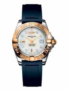 Breitling Galactic 32 Stainless Steel / Rose Gold / Pearl Diamond / Rubber C71356L2.A712.141S