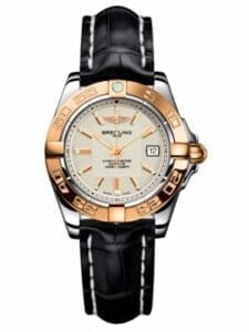 Breitling Galactic 32 Stainless Steel / Rose Gold / Sierra Silver / Croco C71356L2.G704.777P