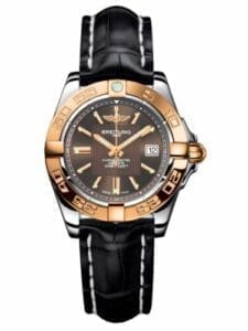 Breitling Galactic 32 Stainless Steel / Rose Gold / Solar Bronze / Croco C71356L2.Q581.777P