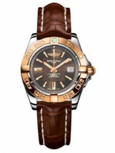 Breitling Galactic 32 Stainless Steel / Rose Gold / Solar Bronze / Croco C71356L2.Q581.778P