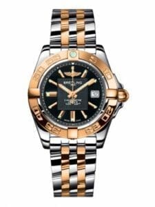 Breitling Galactic 32 Stainless Steel / Rose Gold / Trophy Black / Bracelet C71356L2.BA12.367C