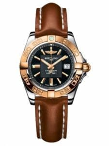 Breitling Galactic 32 Stainless Steel / Rose Gold / Trophy Black / Calf C71356L2.BA12.406X