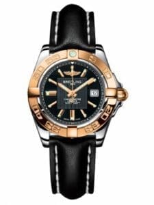 Breitling Galactic 32 Stainless Steel / Rose Gold / Trophy Black / Calf C71356L2.BA12.408X