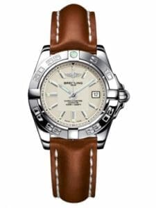Breitling Galactic 32 Stainless Steel / Sierra Silver / Calf A71356L2.G702.406X