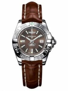 Breitling Galactic 32 Stainless Steel / Solar Bronze / Croco A71356L2.Q579.778P