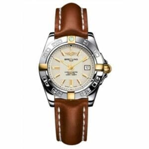 Breitling Galactic 32 Two Tone Silver / Calf B71356L2.G703.406X