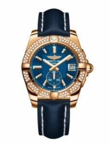 Breitling Galactic 36 Automatic Rose Gold / Diamond / Gun Blue / Calf H3733053.C831.194X