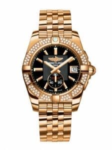 Breitling Galactic 36 Automatic Rose Gold / Diamond / Volcano Black / Bracelet H3733053.BA54.376H