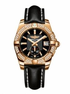 Breitling Galactic 36 Automatic Rose Gold / Diamond / Volcano Black / Calf H3733053.BA54.414X
