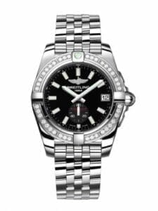 Breitling Galactic 36 Automatic Stainless Steel / Diamond / Onyx Black / Bracelet A37330531B1A1