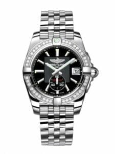 Breitling Galactic 36 Automatic Stainless Steel / Diamond / Volcano Black / Bracelet A3733053/BA33/376A