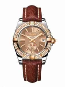 Breitling Galactic 36 Automatic Stainless Steel / Rose Gold / Diamond / Copperhead Bronze / Sahara C3733053.Q584.216X