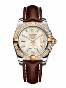 Breitling Galactic 36 Automatic Stainless Steel / Rose Gold / Diamond / Pearl / Calf C3733053.A724.416X