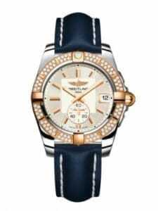 Breitling Galactic 36 Automatic Stainless Steel / Rose Gold / Diamond / Stratus Silver / Calf C3733053.G714.194X