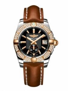 Breitling Galactic 36 Automatic Stainless Steel / Rose Gold / Diamond / Volcano Black / Calf C3733053.BA54.412X