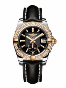 Breitling Galactic 36 Automatic Stainless Steel / Rose Gold / Diamond / Volcano Black / Calf C3733053.BA54.414X