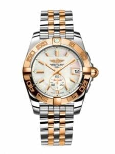 Breitling Galactic 36 Automatic Stainless Steel / Rose Gold / Pearl / Bracelet C37330121A1C1