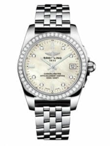 Breitling Galactic 36 Stainless Steel / Diamond / Pearl Diamond / Bracelet A7433053.A780.376A