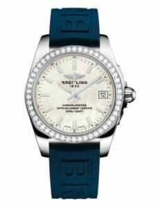 Breitling Galactic 36 Stainless Steel / Diamond / Pearl / Rubber A7433053.A779.238S
