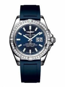 Breitling Galactic 41 Stainless Steel / Diamond / Horizon Blue / Rubber A49350LA.C929.138S