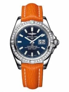 Breitling Galactic 41 Stainless Steel / Diamond / Horizon Blue / Sahara A49350LA.C929.204X