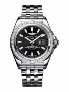 Breitling Galactic 41 Stainless Steel / Diamond / Onyx Black / Bracelet A49350LA.BE58.366A
