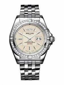 Breitling Galactic 41 Stainless Steel / Diamond / Sierra Silver / Bracelet A49350LA.G699.366A