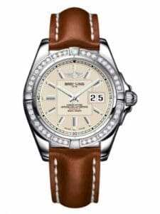 Breitling Galactic 41 Stainless Steel / Diamond / Sierra Silver / Calf A49350LA.G699.425X
