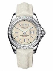 Breitling Galactic 41 Stainless Steel / Diamond / Sierra Silver / Sahara A49350LA.G699.237X