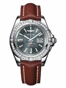Breitling Galactic 41 Stainless Steel / Diamond / Tomcat Gray / Sahara A49350LA.F549.221X
