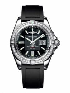 Breitling Galactic 41 Stainless Steel / Diamond / Trophy Black / Rubber A49350LA.BA07.132S