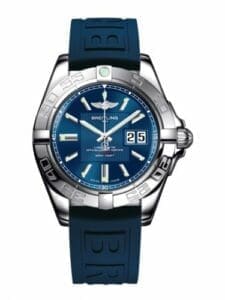 Breitling Galactic 41 Stainless Steel / Metallica Blue / Rubber A49350L2.C806.148S