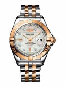 Breitling Galactic 41 Stainless Steel / Rose Gold / Pearl Diamond / Bracelet C49350L2.A706.366C