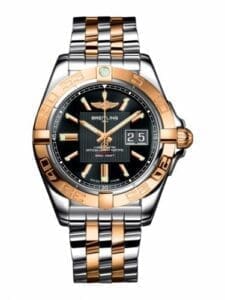 Breitling Galactic 41 Stainless Steel / Rose Gold / Trophy Black / Bracelet C49350L2.BA09.366C