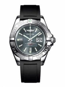 Breitling Galactic 41 Stainless Steel / Tomcat Gray / Rubber A49350L2.F549.132S