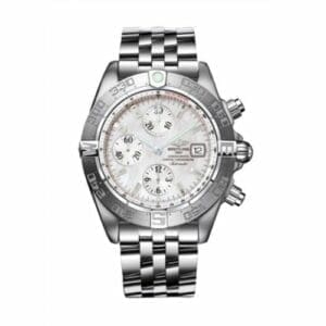 Breitling Galactic Chronograph II Stainless Steel / MOP A1336410/A569/379A
