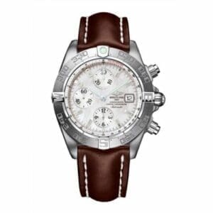 Breitling Galactic Chronograph II Stainless Steel / MOP A1336410/A569/437X