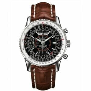 Breitling Montbillant Datora Black / Brown Alligator A2133012.B571.737P